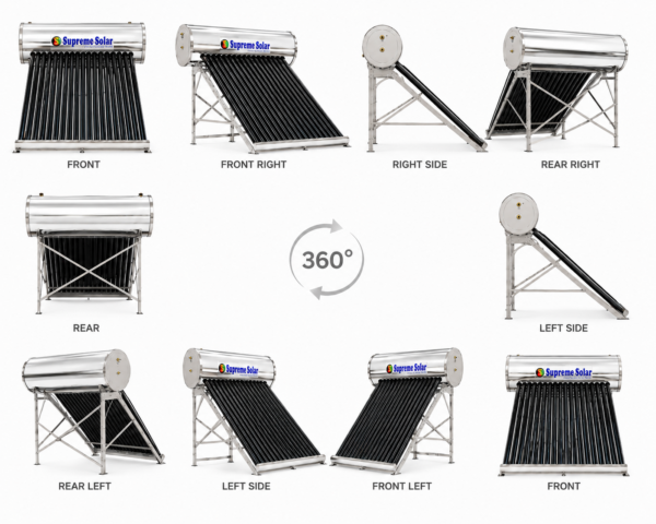 Supreme Solar Water Heater- Stainless Steel Tank