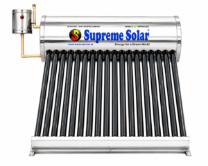 Supreme Solar Water Heater- Stainless Steel Assistant Tank