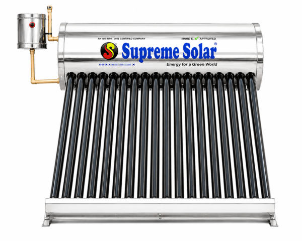 Supreme Solar Water Heater- Stainless Steel Assistant Tank